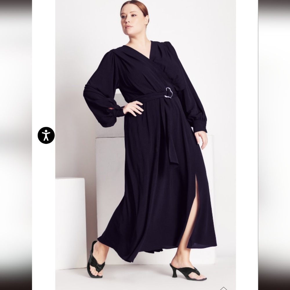 City Chic Refinity Maxi Elle Dress - Black